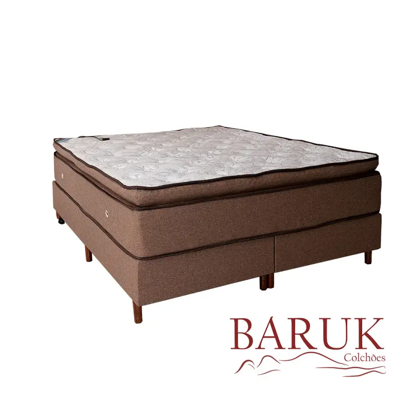 Colchão Queen Com Box 1,58X1,98 Linha Prata Colchão Queen Com Box 1,58X1,98 Linha Prata