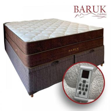 Colchão Casal Com Box E Cabeceira 1,38X1,88 Com Massageador Linha Ouro Colchão Casal Com Box E Cabeceira 1,38X1,88 Com Massageador Linha Ouro