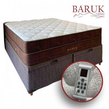 Colchão Queen Com Box E Cabeceira 1,58X1,98 Com Massageador Linha Ouro Colchão Queen Com Box E Cabeceira 1,58X1,98 Com Massageador Linha Ouro